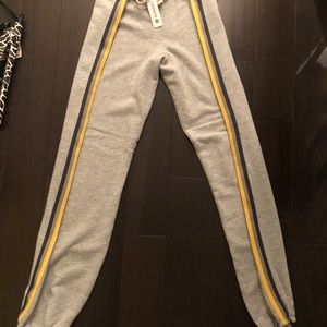 SUNDRY grey sidestripe joggers sz 3 / L NWT!!!